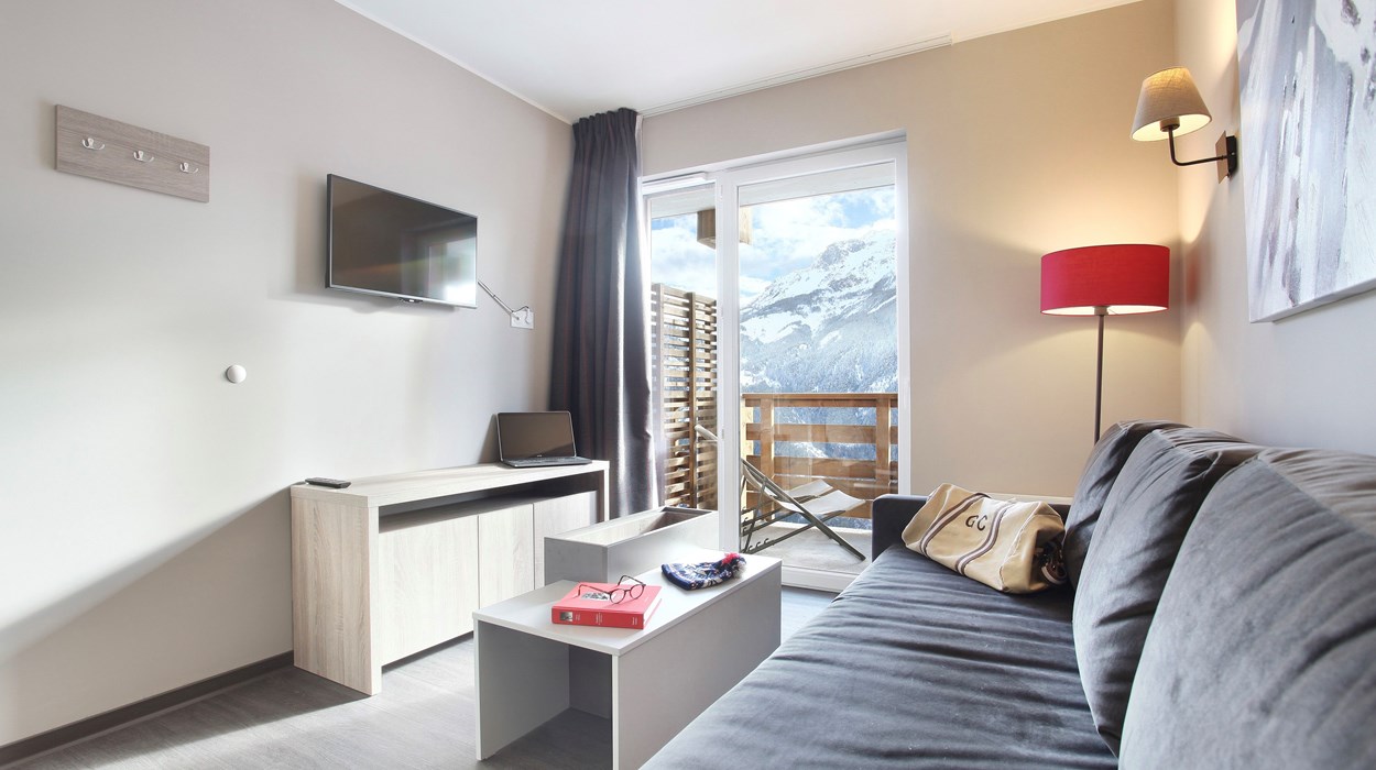 Résid. Le Village de Praroustan 3p6p Con in Pra Loup -6 personen