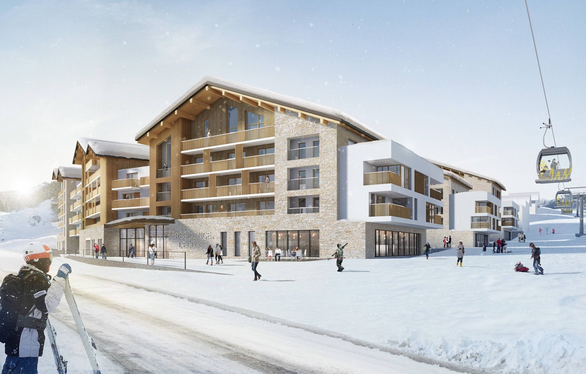 Résidence Prestige L'Eclose 4p10p in L Alpe d Huez -10 personen