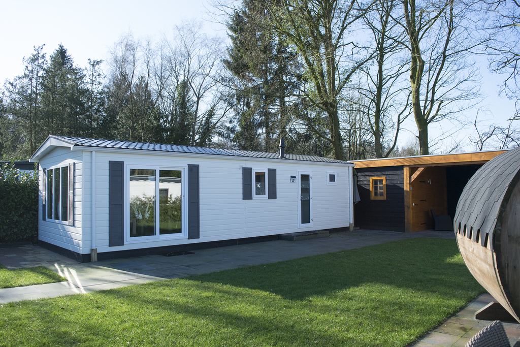 Luxe 6-persoons Veluwelodge Wellness op de Veluwe Voorthuizen in Voorthuizen - Max. 6 personen