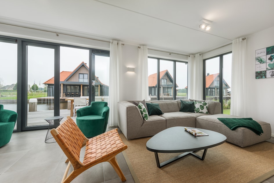 Watervilla 8 in Ossenzijl -8 personen
