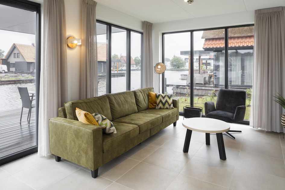 Watervilla 6A in Ossenzijl -6 personen