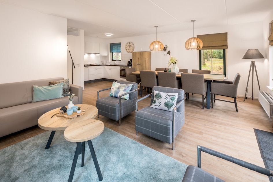 Stuifzand Wellness Bungalow 8 in Hooghalen -8 personen